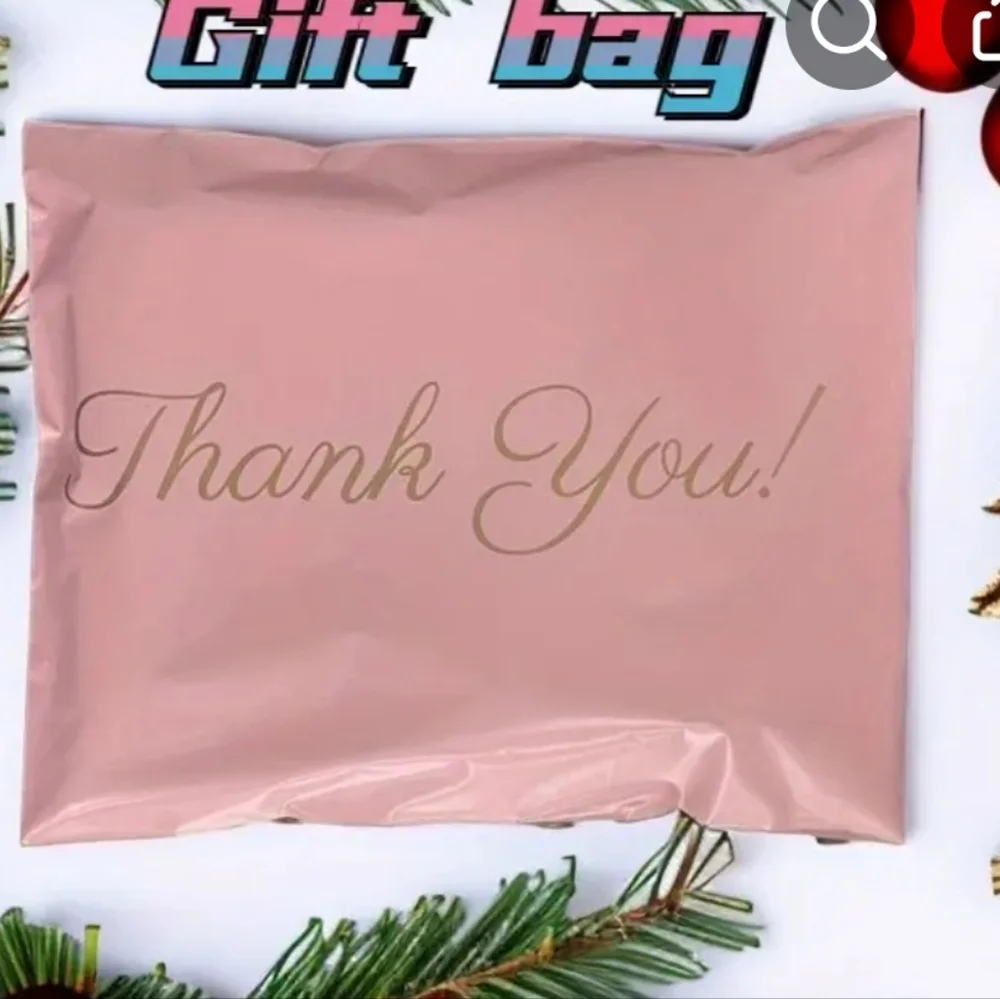 Small Pink THANK YOU polymailer Bags 6 X 9 Qty 20 Hp 🔥🔥🔥🔥